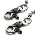 ArgentGleam Classic DoubleClip Ball Walletchain