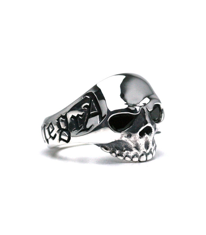 AG Skull Ring / Onix Stone Eyes