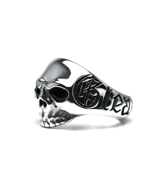 AG Skull Ring / Onix Stone Eyes