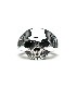AG Skull Ring / Onix Stone Eyes