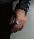 AG Skull Ring / Onix Stone Eyes