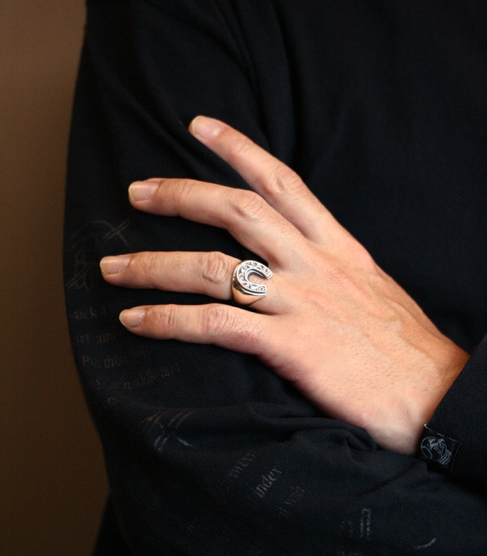 ARGENT GLEAM HORSE SHOE RING Small�ʥ���С���