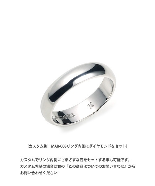 Round Band Ring K18YG ��4.0mm