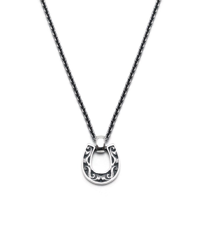 ARGENT GLEAM OLD HORSE SHOE NECKLACE��Small��