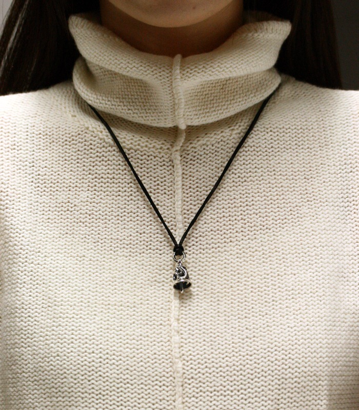 ArgentGleam Classic Arabesque Bell Charm / Small