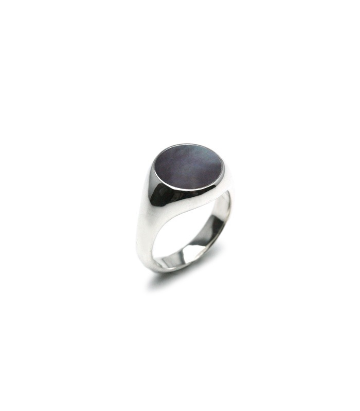 Black Mother of Pearl Ring