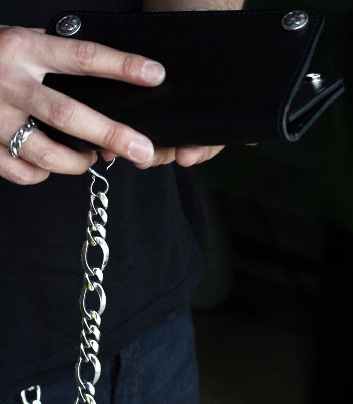 小物 ArgentGleam Classic Medium Walletchain シルバーアクセサリーブランドアージェントグリーム