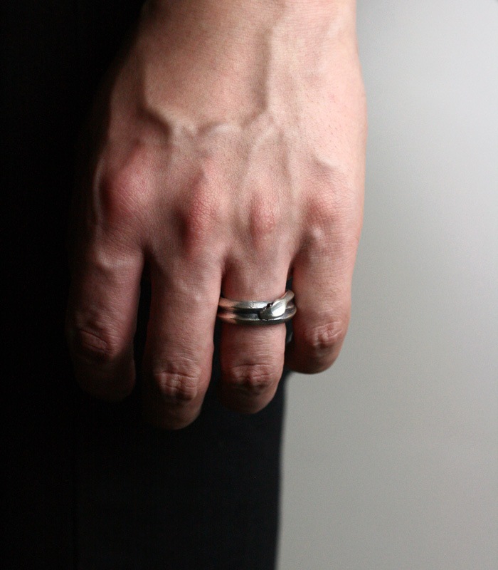 Snake Double Ring / ɥ饹