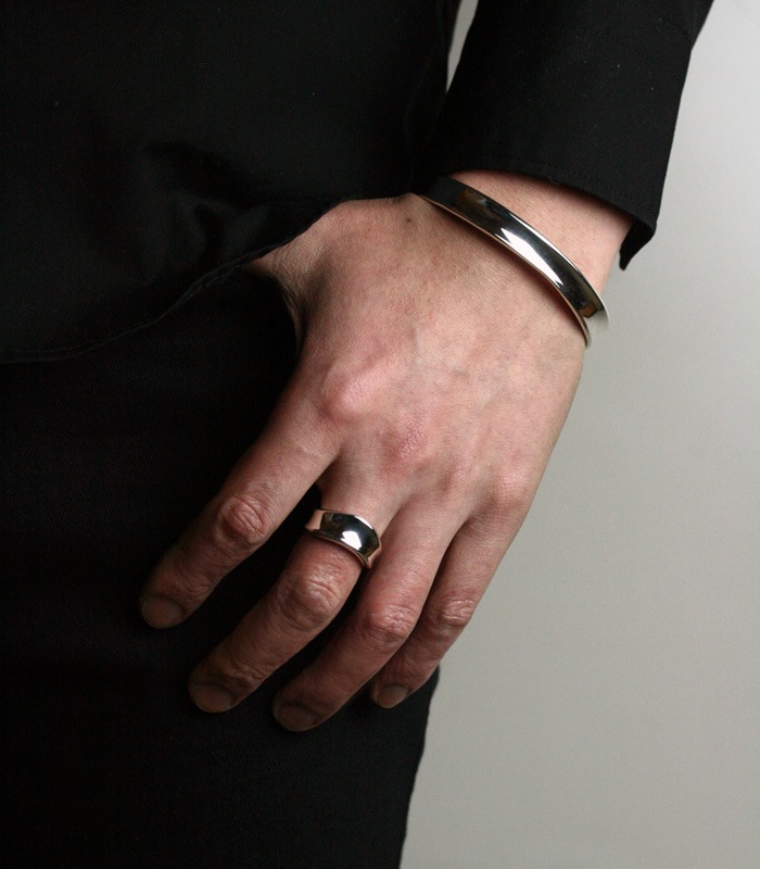 Flag Ribbon Wide Ring