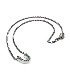 WHITE CZ HORSESHOE NECKLACE