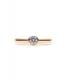 Plain Engagement Ring K18 PINK GOLD0.2ct)