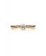 Classic Engagement Ring K18 PINK GOLD0.2ct)