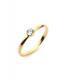 Plain Engagement Ring K18 YELLOW GOLD0.15ct)