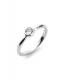 Plain Engagement Ring K18 WHITE GOLD��0.2ct)