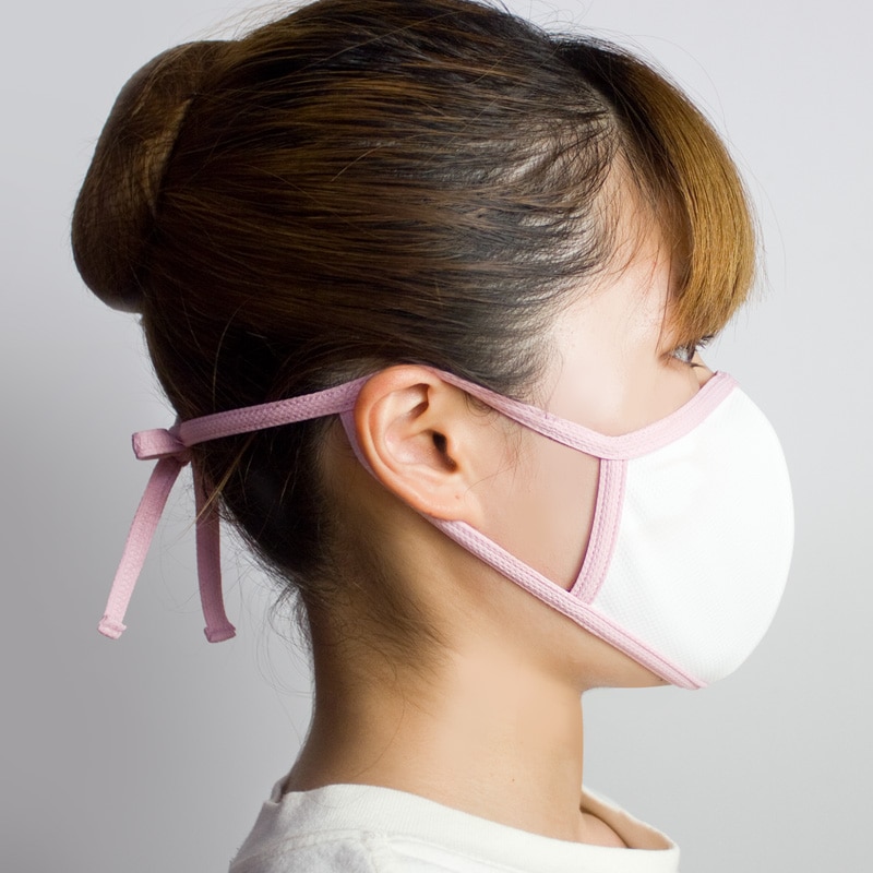 EX〉布マスク（結び紐タイプ・アジャスタタイプ）【日本製】UVカット