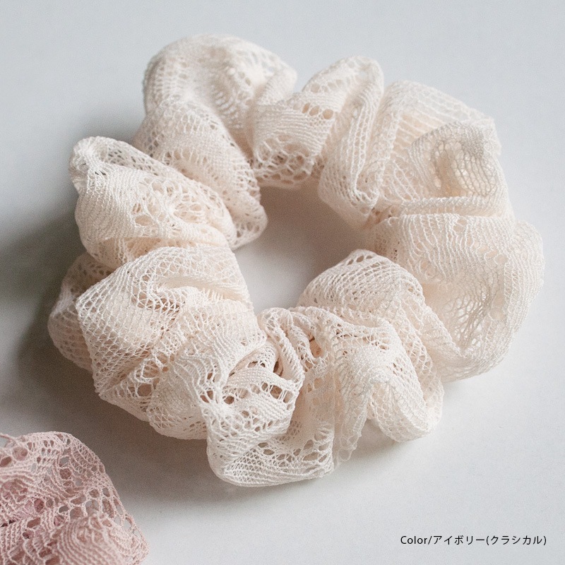 クラシカル・フローラルレースシュシュ | すべての商品 | ange collection