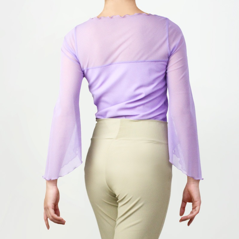 チャコット　社交ダンストップス薄紫Mキャミソール付 社交ダンス トップス 12 | 社交ダンス TOP | ange collection