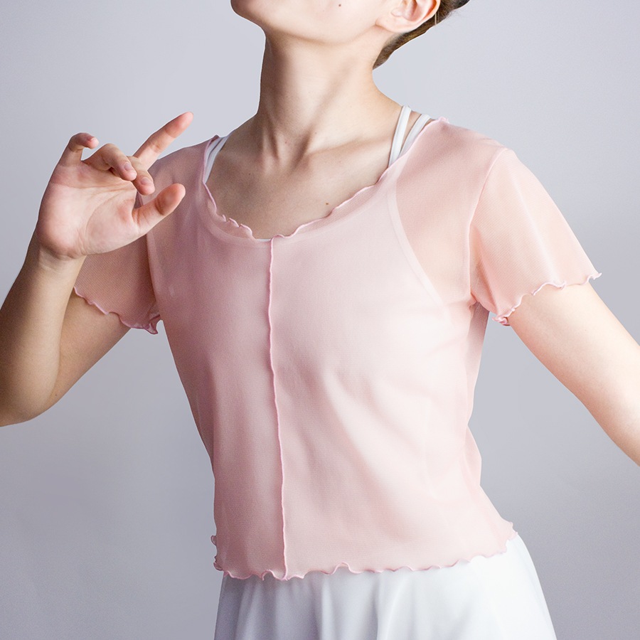 h-mitsuko　アデランス　トップピース　ピンク花柄メッシュ KH-0551 pink – カラードレス | ブライダルナガノ・コスチューム