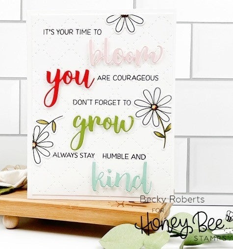 Honey Bee Stamps-StampsBuzzwords: Bloom