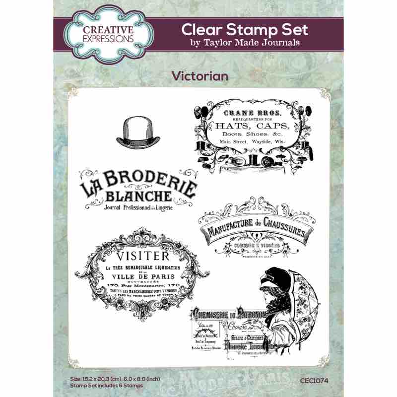 Creative ExpressionsClear Stamp-CEC1074VictorianBy Taylor Made Journals