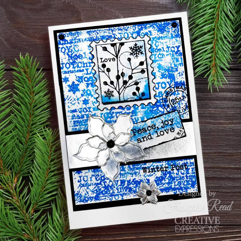 Woodware Clear Stamp-FRM069Christmas Postmarks