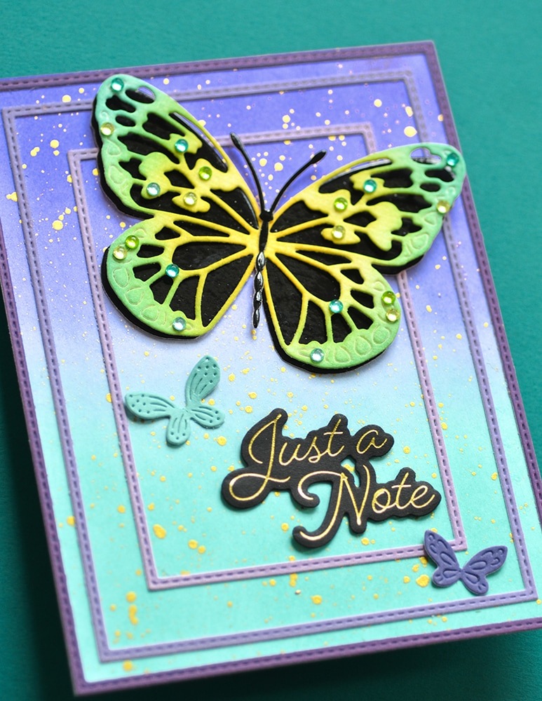 Memory Box Die - 94635 Stella Butterfly and Background | Memory Box,Die ...