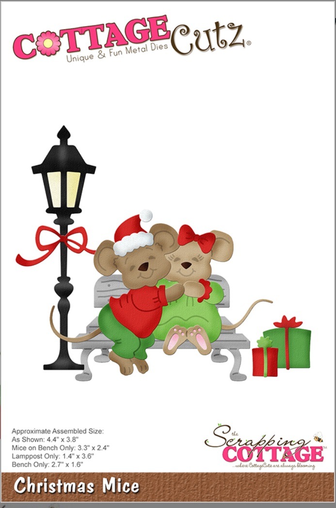 CottageCutz- CC-489Christmas Mice