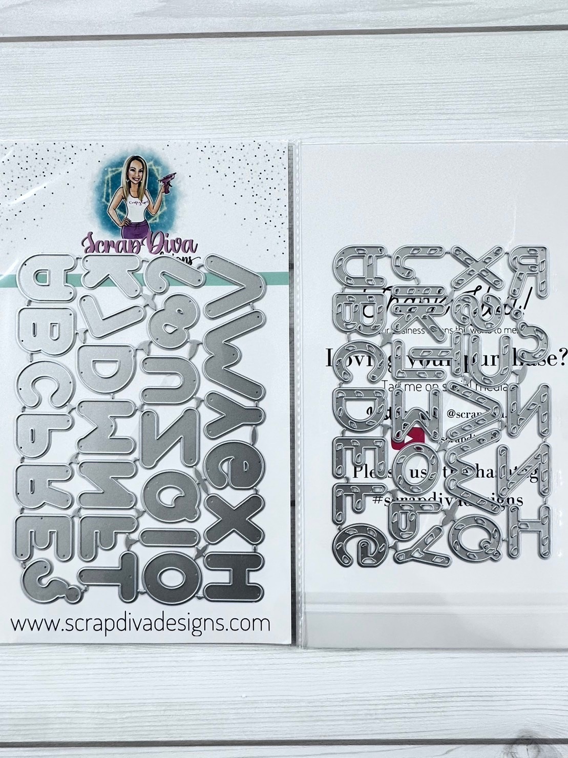 Scrap Diva DesignsDie-Candy Cane Alphabet