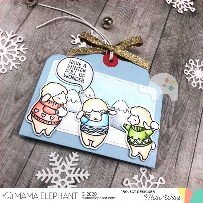 Mama ElephantDie-Gift Pocket Tag