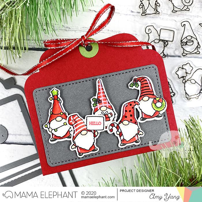 Mama ElephantDie-Gift Pocket Tag