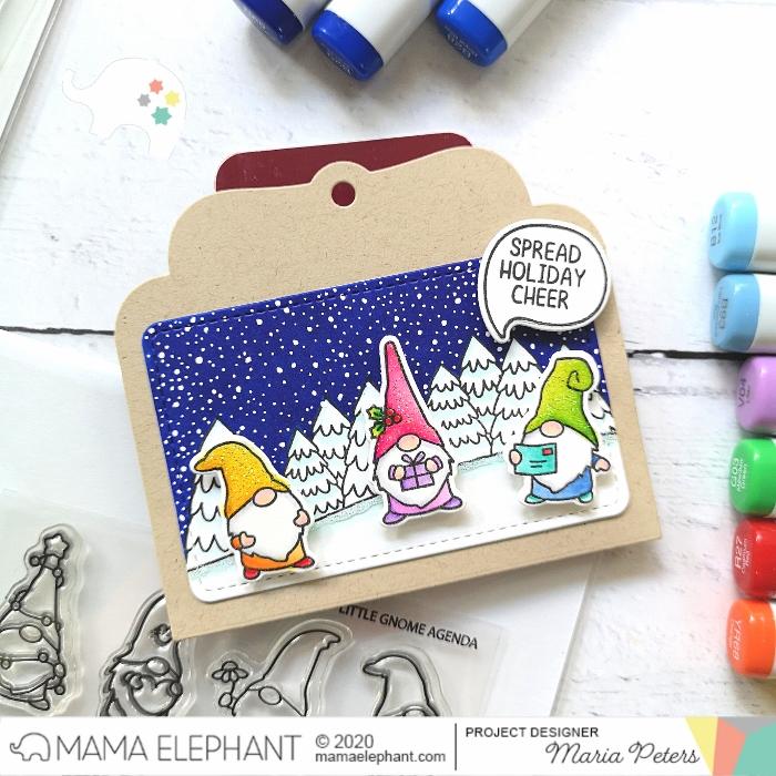 Mama ElephantDie-Gift Pocket Tag