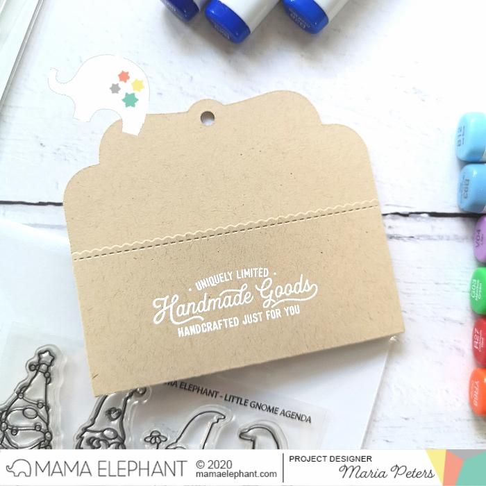 Mama ElephantDie-Gift Pocket Tag