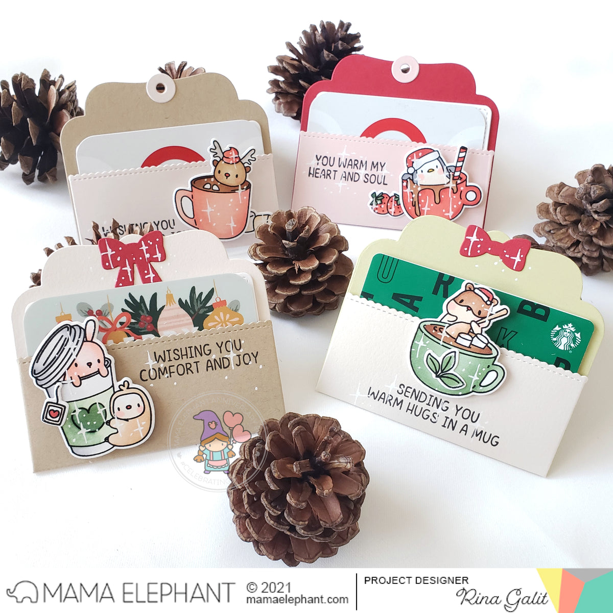 Mama ElephantDie-Gift Pocket Tag