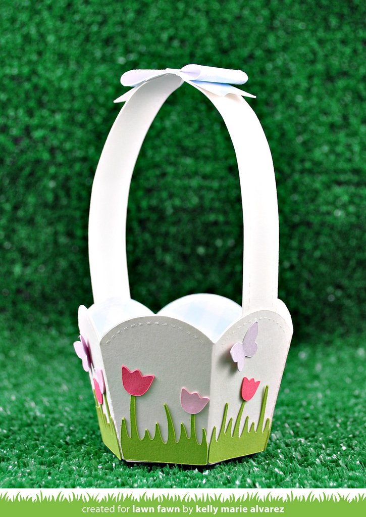 Lawn FawnLawnCutsLF1621Stitched Basket