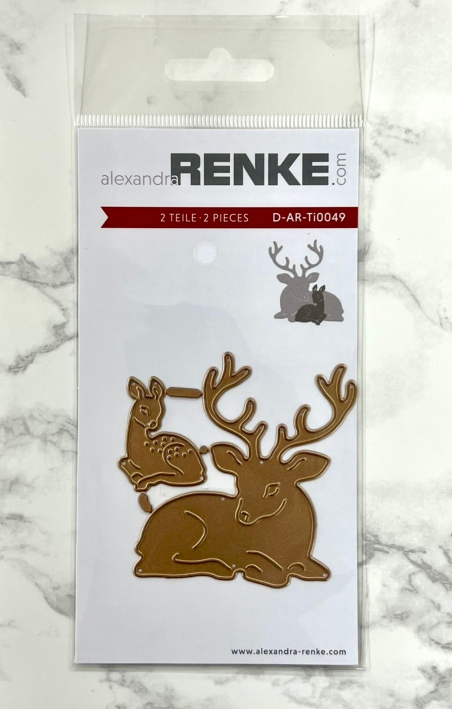 Alexandra Renke Die-D-AR-Ti0049Mama deer with fawn