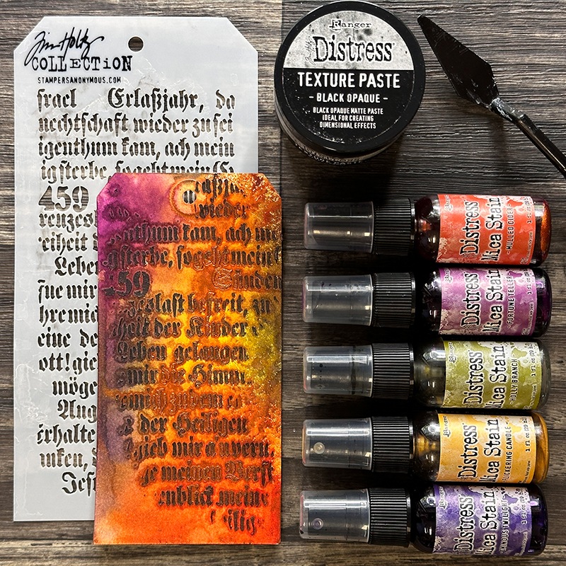 Ranger-SHK84471Tim Holtz DistressGrit PasteBlack Opaque