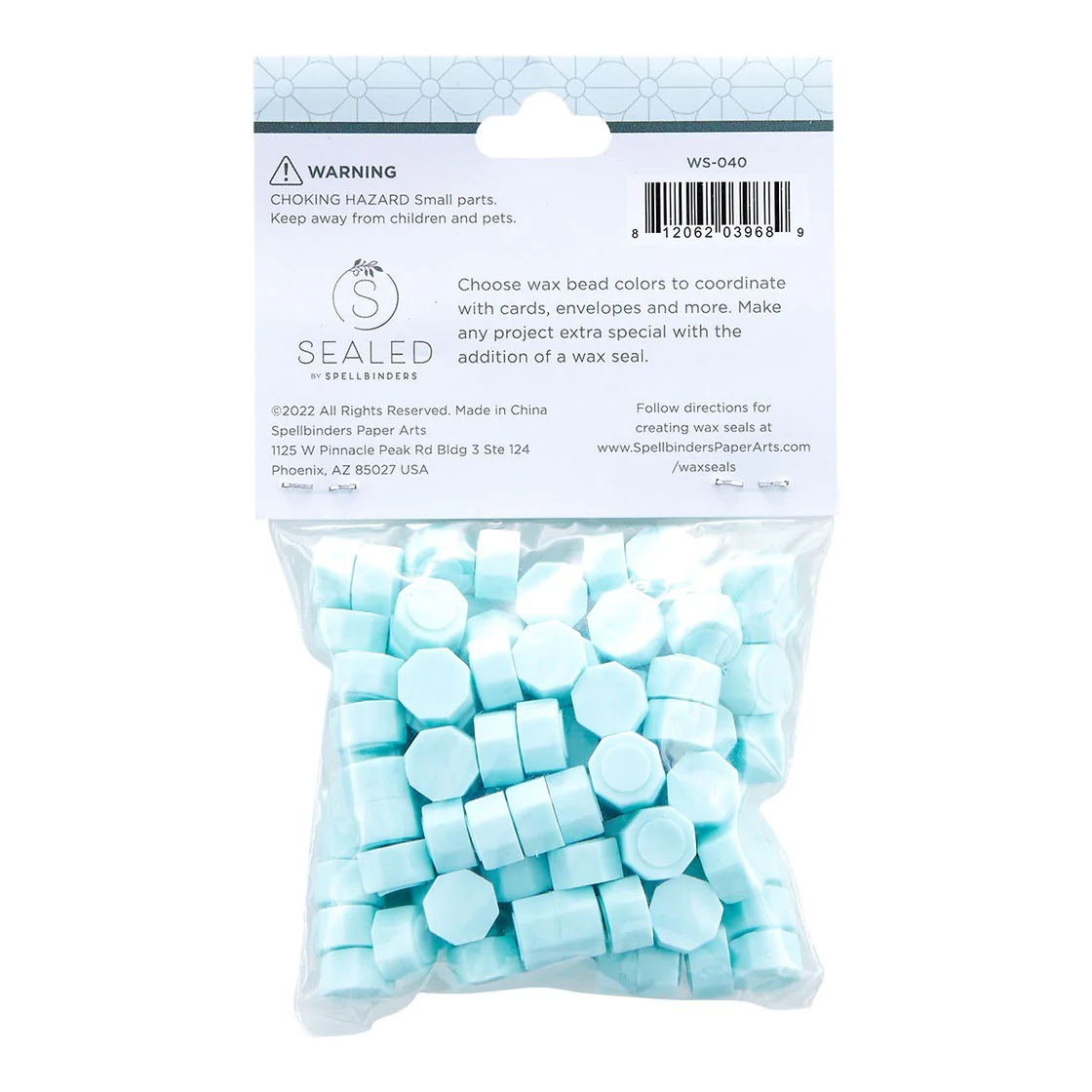 SpellbindersWax Beads-WS-040Pastel Aqua