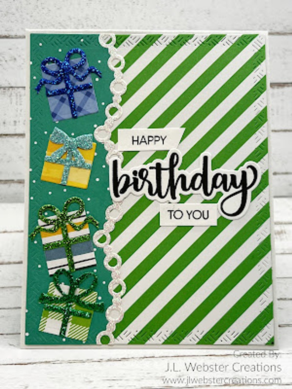 Karen Burniston Die-1091Border Blends - Party