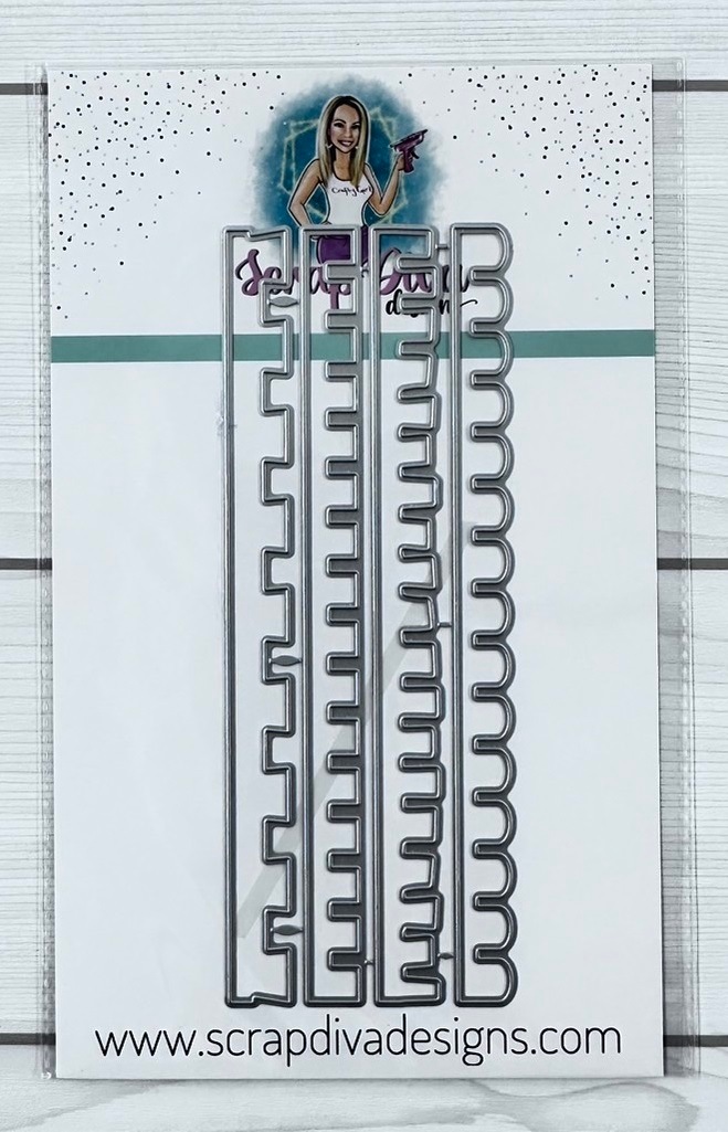 Scrap Diva Designs Die Rooftop Border Dies Scrap Diva Designs,Die Little Angel♪