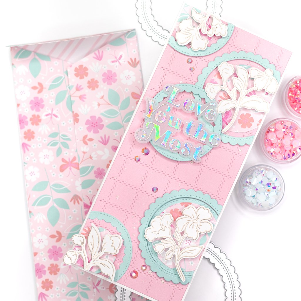Pinkfresh Studio Die - PF051ES Slimline Envelope | Pinkfresh Studio ...