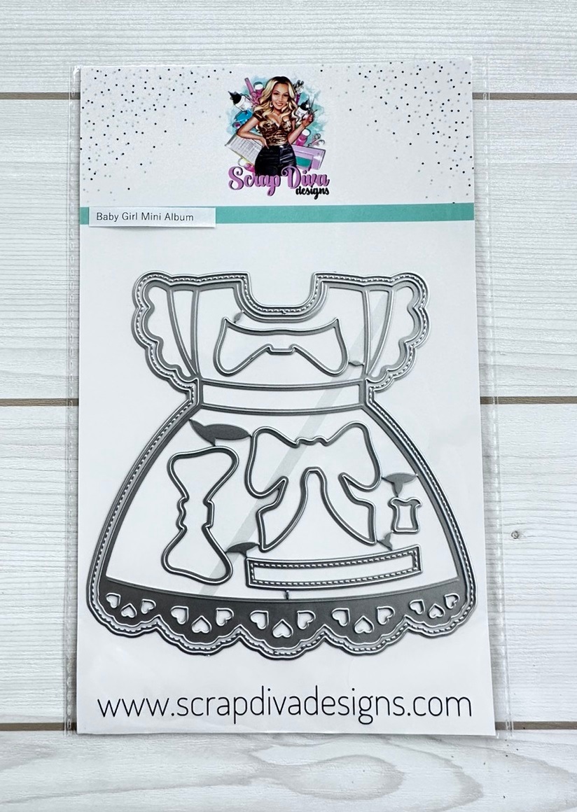 Scrap Diva DesignsDie-Baby Girl Mini Album