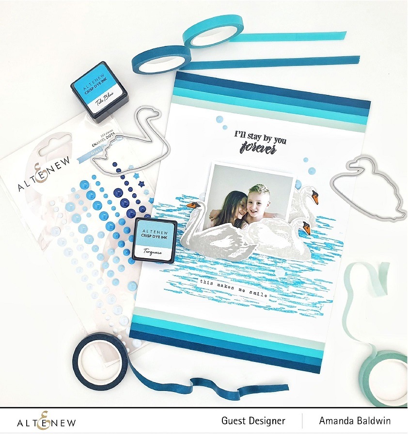 Altenew スタンプ＆ダイ セット♪ - Modern Swans | Altenew ,Set