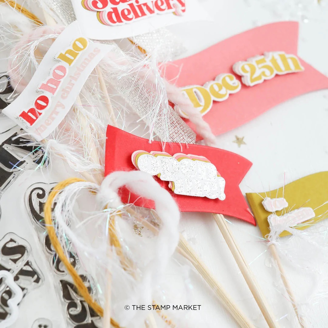 The Stamp MarketDie-Nested Wavy Banners