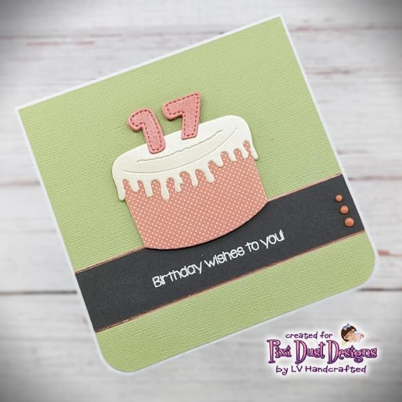 Pixi Dust Designs Die-Lets Eat Cake