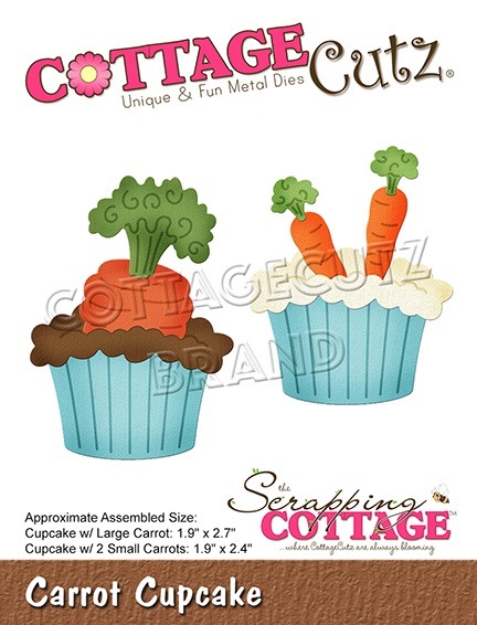 CottageCutz- CC-561Carrot Cupcake