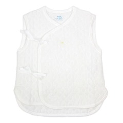 キルト胴着（ホワイト）|ベビー肌着|ベビー用品