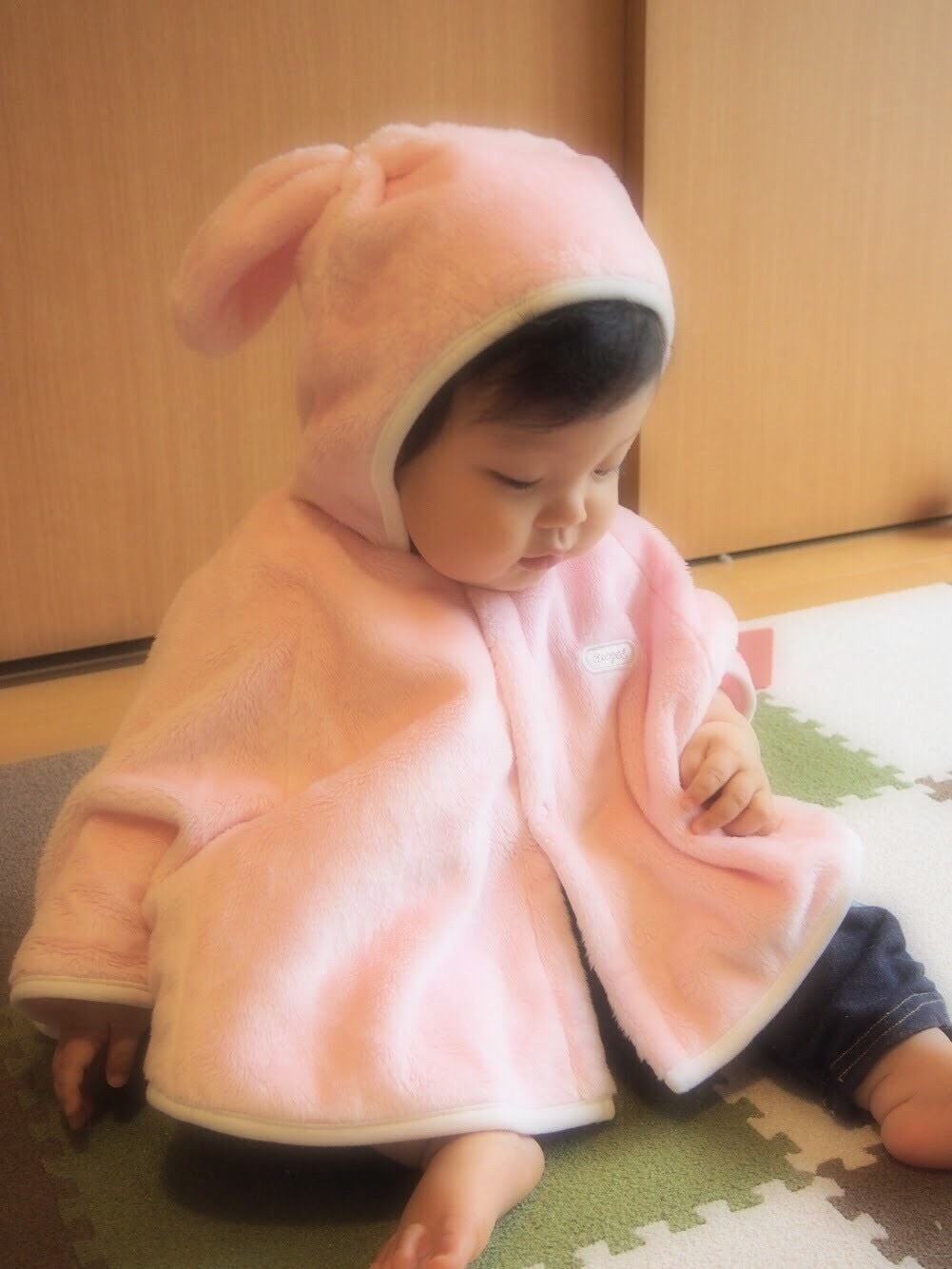 マイクロファーケープ（ピンク／秋冬）T4311