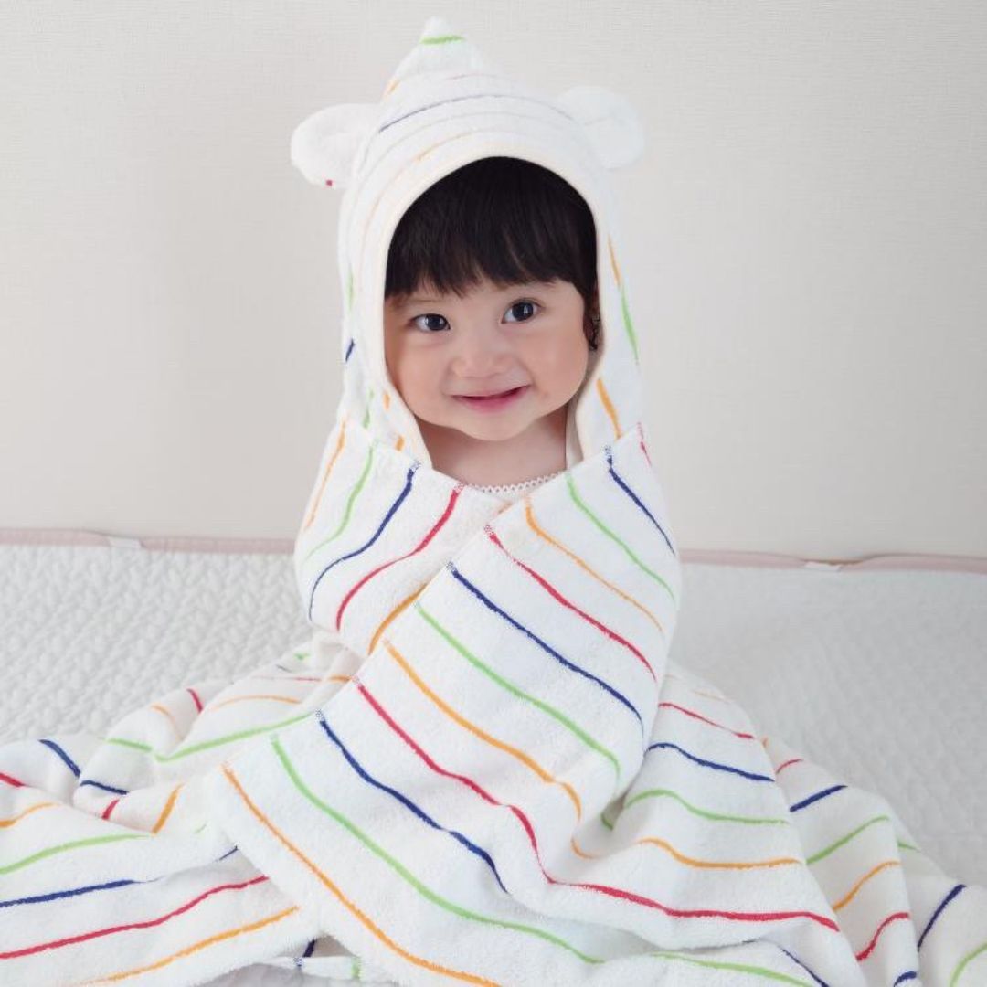 今治タオル　フード付バスタオル　AG1003