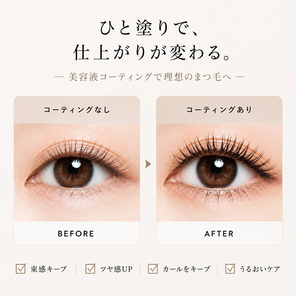�����ƥ��󥰺� GLAMORIZE -Eyelash CLEAR COATING- �ʥ��ꥢ�����ƥ��󥰡�or-Eyelash BLACK COATING- �ʥ֥�å������ƥ��󥰡� �ڥ᡼���زġ�