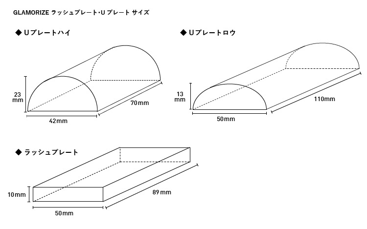 �ޤĤ��������� ��å���ץ졼�� GLAMORIZE -LASH PLATE- �ʥ�å���ץ졼�ȡ� �ڥ᡼���زġ�